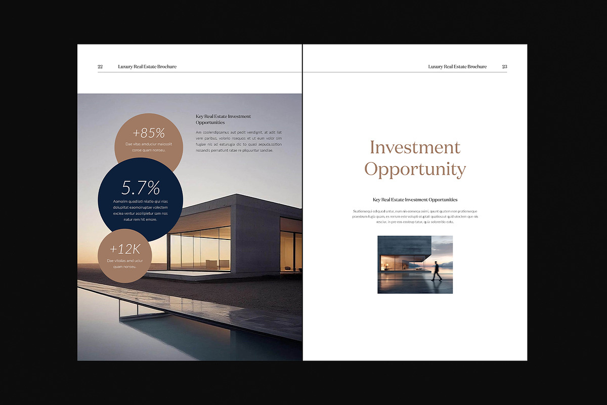 Luxury Real Estate Brochure Template, a Brochure Template by DesignCrest (Photo 9 of 14)