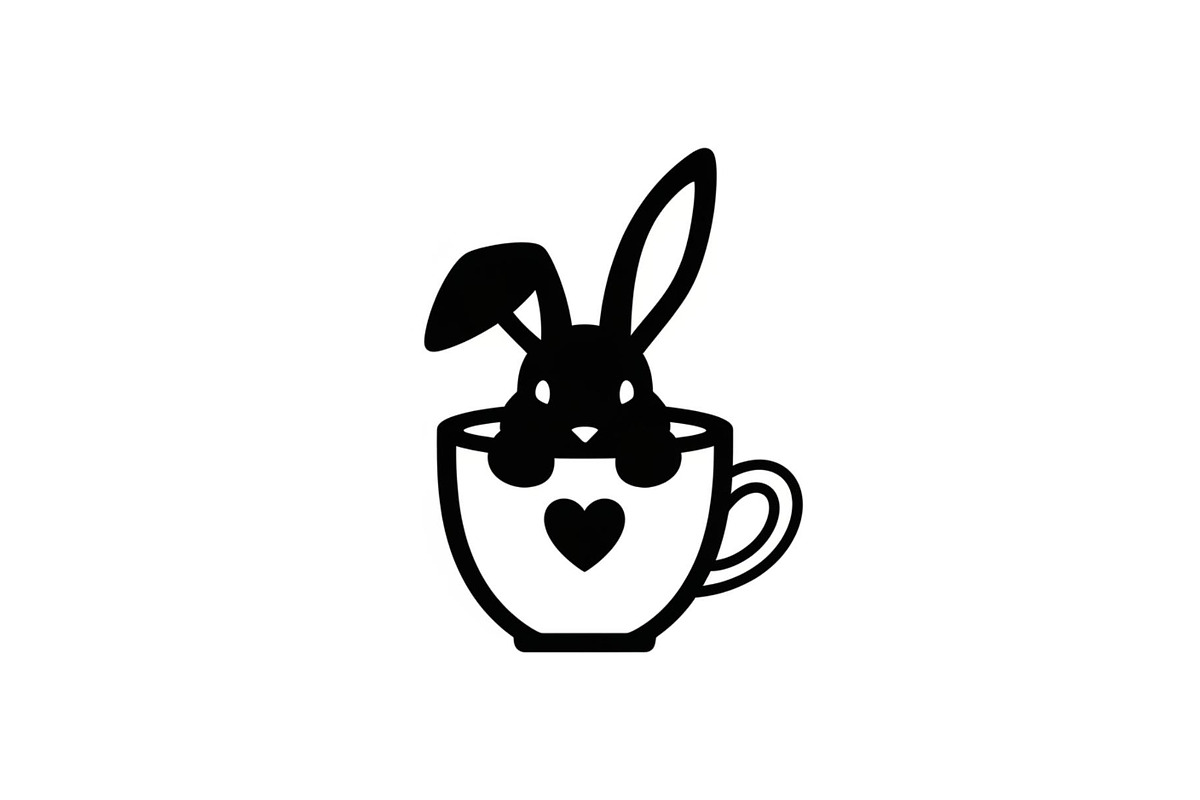 Cute Bunny Coffee Cup Vector Bundle, an Illustration by Designs_River (Photo 28 of 49)