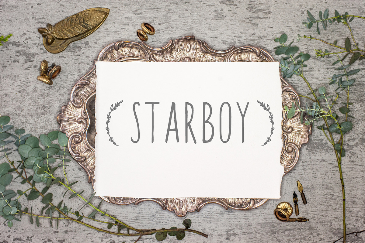 50%Off Starboy Handwritten typeface preview 5
