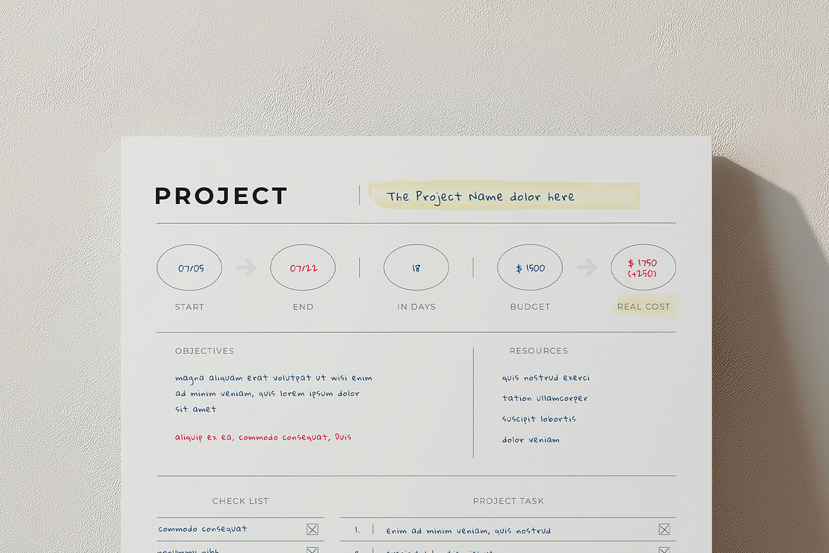 Minimal Project Planner
