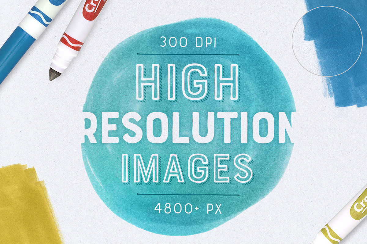 100+ Marker Textures & Shapes, a Texture Graphic by Kimmy Design (Photo 2 of 6)
