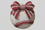 Baseball Bow PNG Sports Softball, a Sport Illustration by SugarCloudStudioArt (Thumbnail 6 of 6)