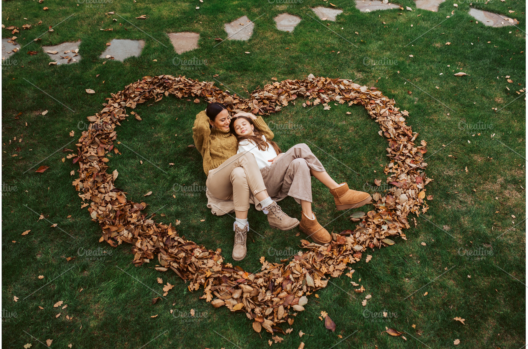 Portrait of mother with daughter, a Person Photo by HalfPoint