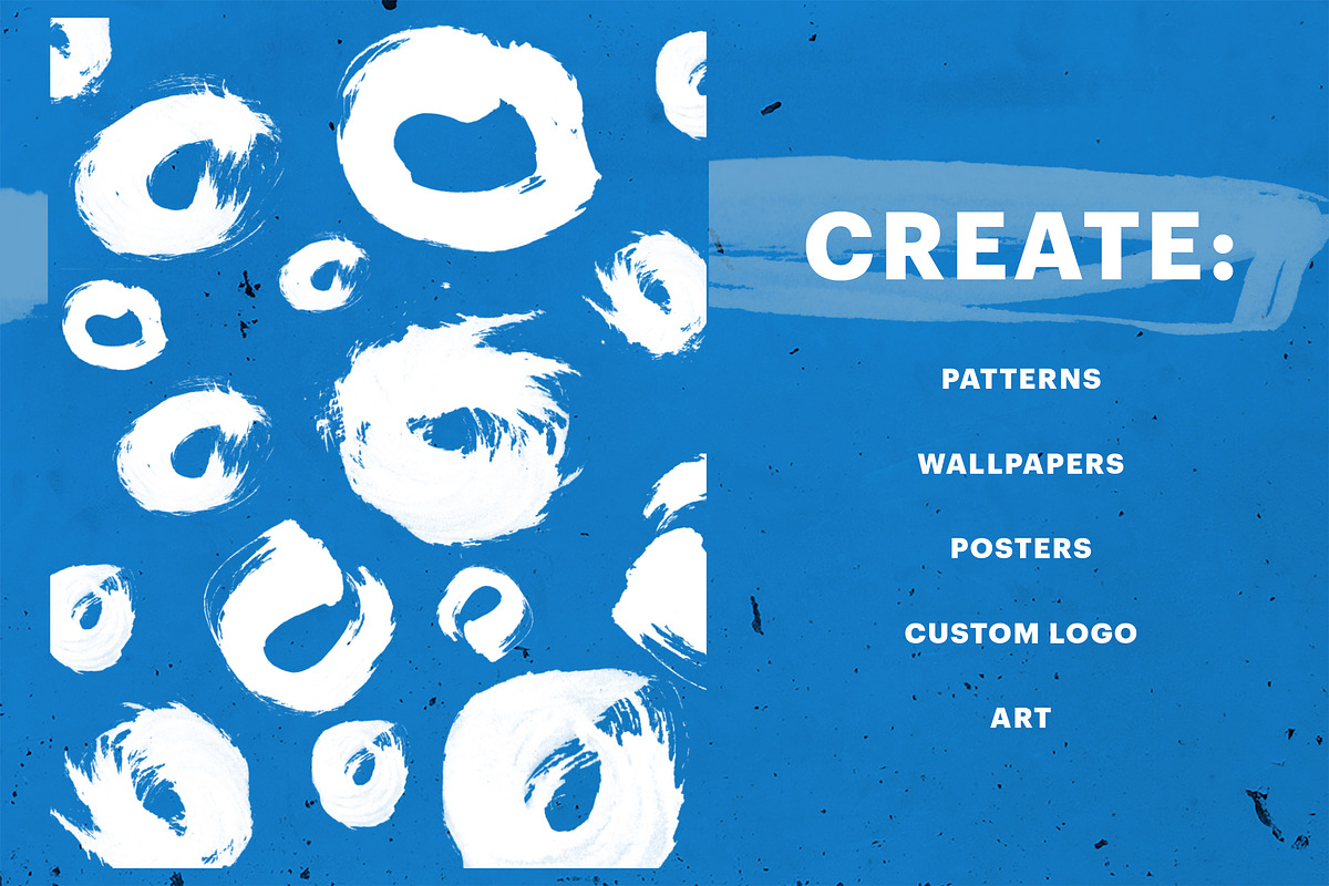 50 Photoshop brushes, a Texture Graphic by Wild Ones (Photo 6 of 9)