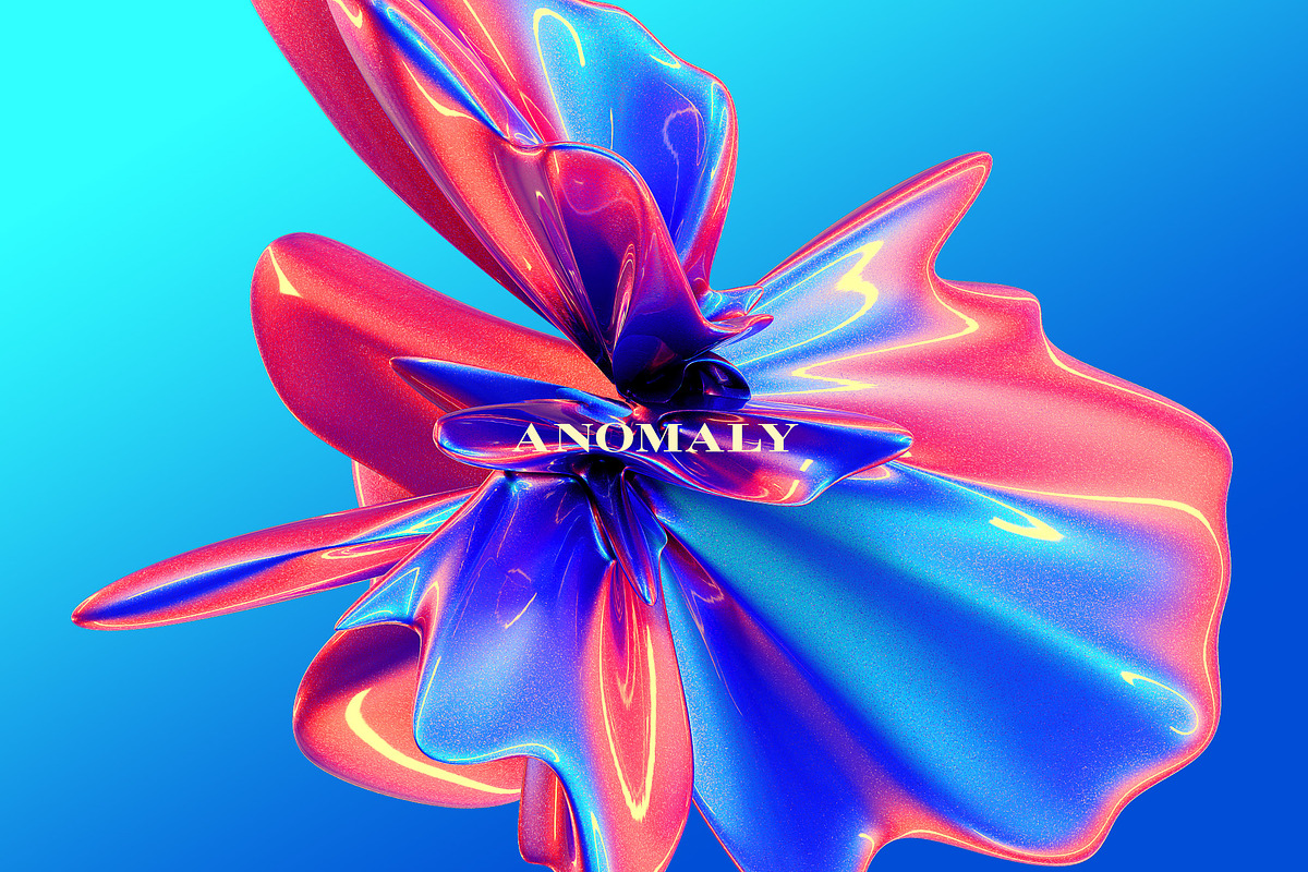 Anomaly: Fluid Metallic Shapes, a Texture Graphic by Chroma Supply (Photo 8 of 10)