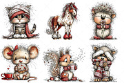 Morning Mood Animal Prints, an Illustration by Craft Nest (Thumbnail 3 of 6)