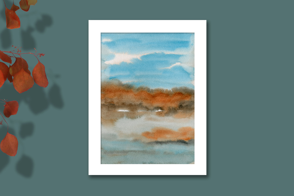 Abstract Autumn Landscapes, a Background Graphic by Marmoris.Arts (Photo 3 of 16)