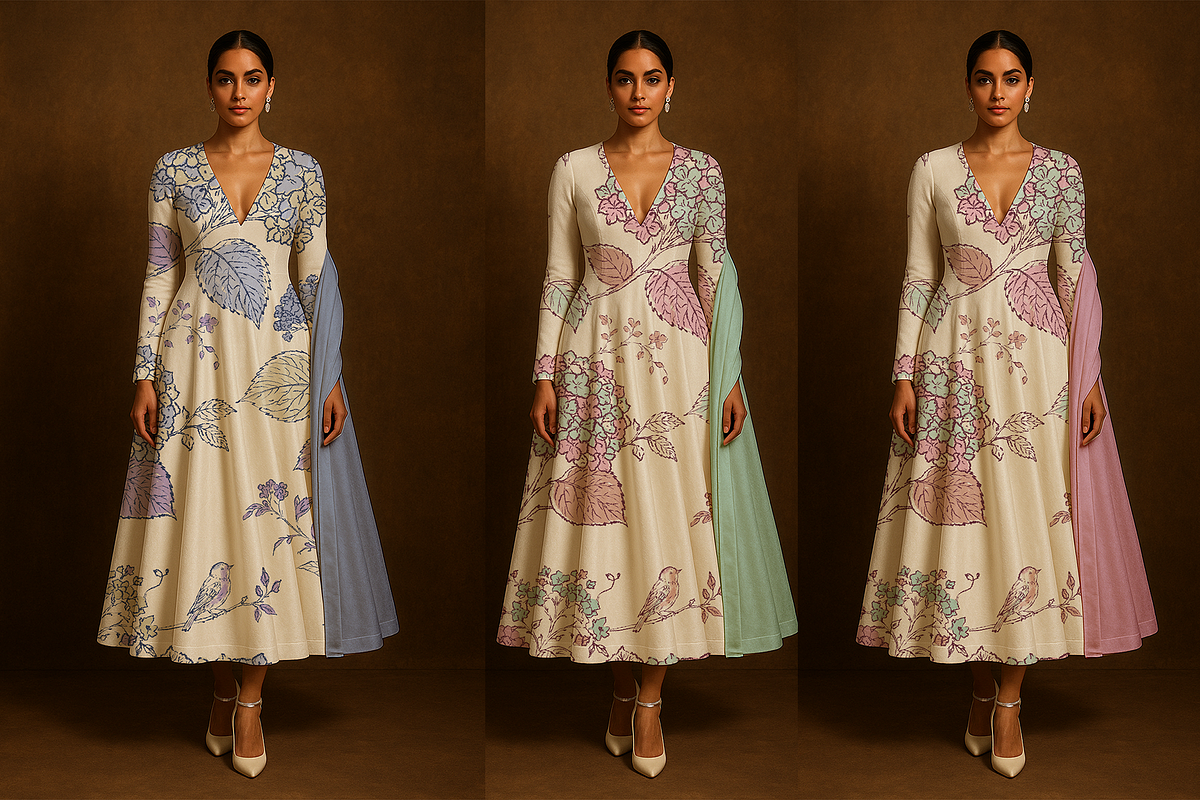 Hydrangea Daydream by AashimaDesigns, a Pattern Graphic by AashimaDesigns (Photo 1 of 5)