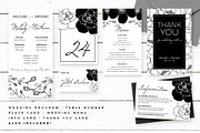 Petal Noir - Wedding Suite, an Invitation Template by AM Studio (Thumbnail 8 of 9)