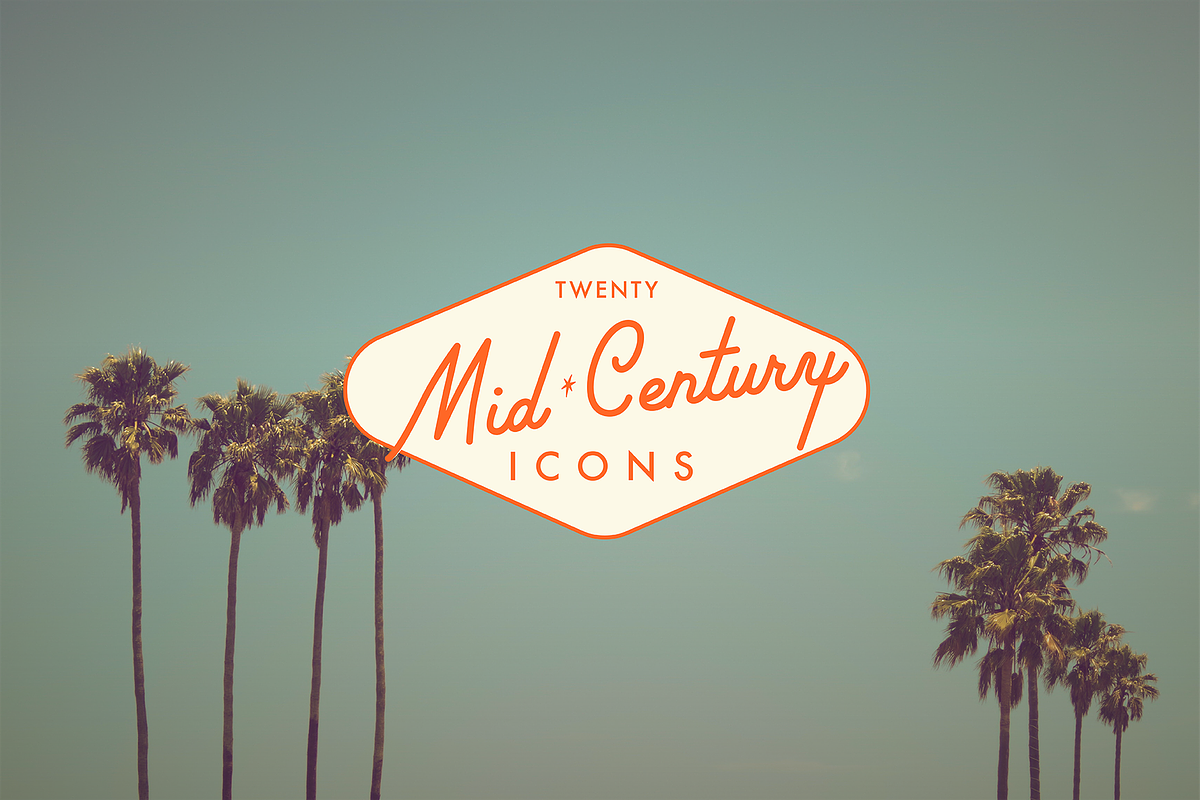 Palm Springs Icon Set, an Icon by Goods & Feels Co. (Photo 3 of 7)