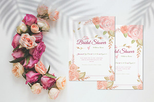 Sale flowers wedding invitation card, an Invitation Template by Workhu