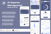 AI Expense Management App UI Kit, an UI Kit Template by Betush (Thumbnail 2 of 2)