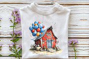 Whimsical Birthday Farm PNG Clipart, an Illustration by OK Design (Thumbnail 5 of 6)