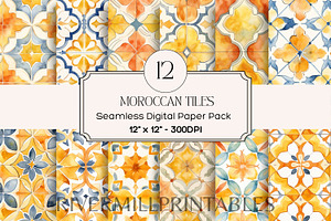 Seamless Moroccan Backgrounds