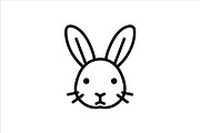 Rabbit Outline Logo Set, a Branding & Logo Template by Vectorium Studio (Thumbnail 3 of 5)