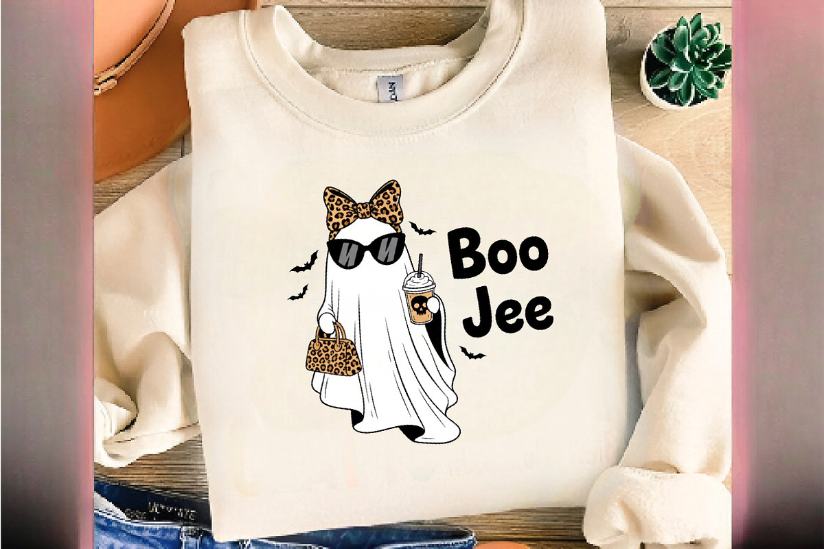 Halloween Boo-Jee Ghost Sublimation, an Illustration by DreamArtGraphic (Photo 5 of 5)