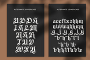 Regano Classic BlackLetter Font, a Blackletter Font by RantautypeStudio (Thumbnail 13 of 17)