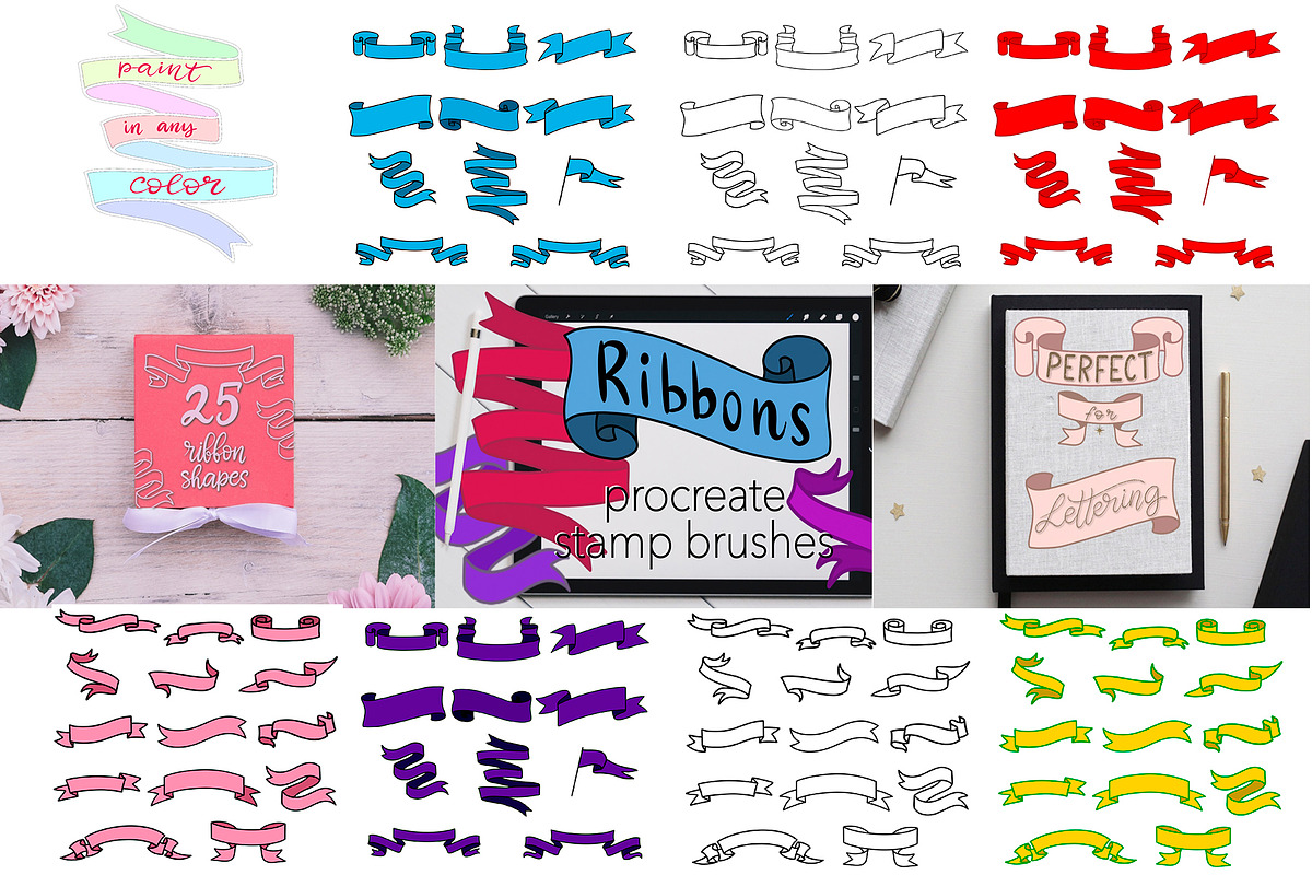 Procreate 500+ Brushes Bundle, a Brush Add-On by Almazova Dolzhenko (Photo 14 of 21)