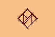 M Initial Letter Monogram Logo, a Branding & Logo Template by Buqancreative (Thumbnail 2 of 4)