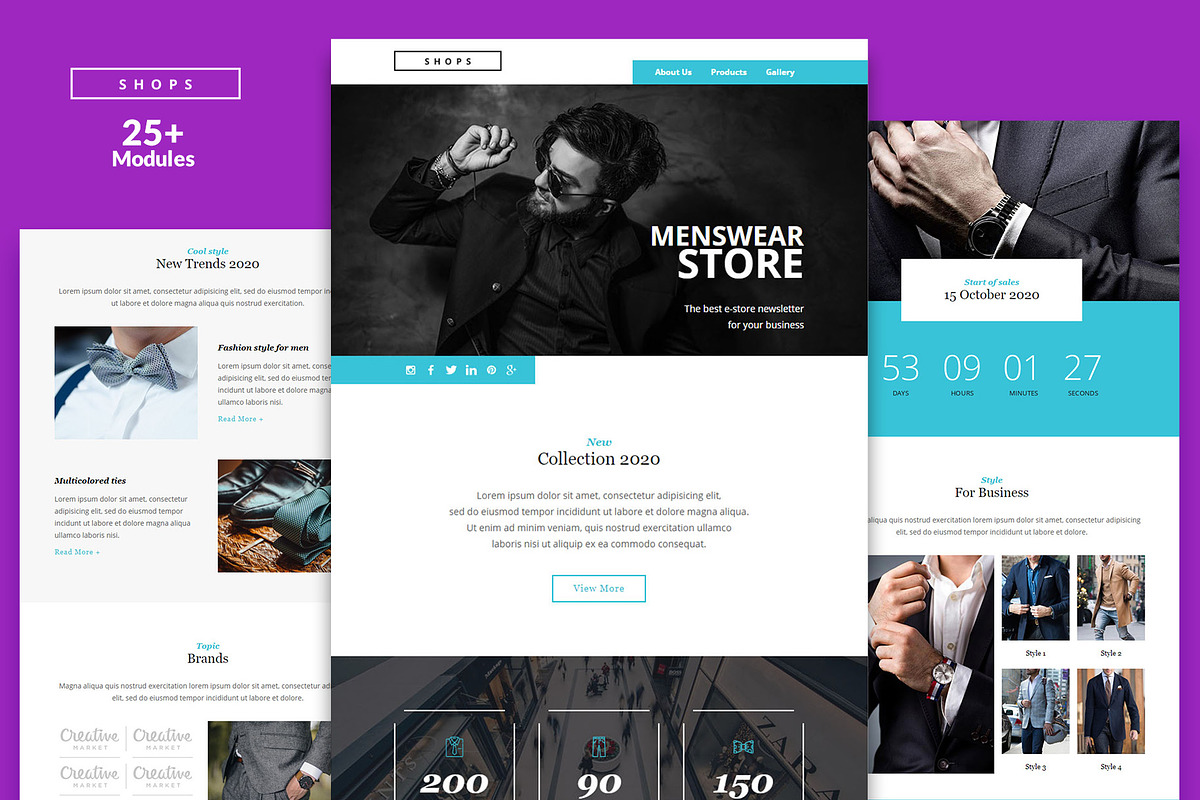 BigPack 3 Email-Template Bundle, an Email Template by WEB4PRO