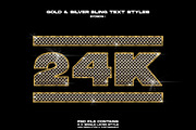 Gold & Diamond 'Bling' Text Styles, a Layer Style Add-On by dbdslondon (Thumbnail 6 of 6)