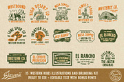 Timeless Emblems Vol.1 Western, a Branding & Logo Template by Dawaii Goods (Thumbnail 2 of 6)