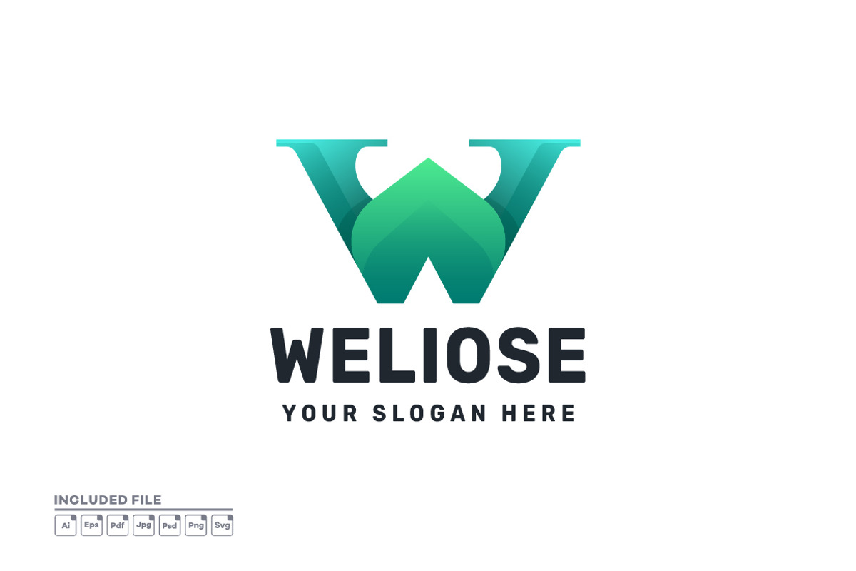 Vector Letter W Logo Gradient Icon, a Branding & Logo Template by yuanesei