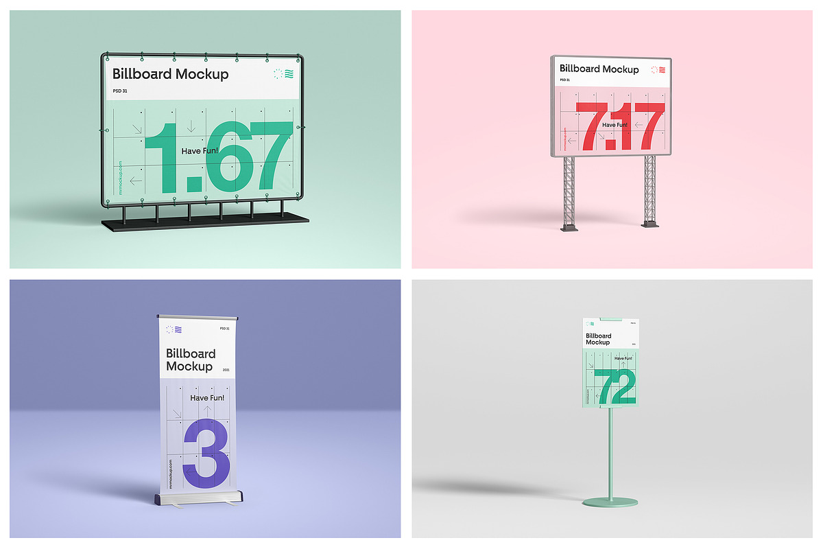 Billboard Mockups + Banners & Signs, an Advertising Mockup by Mr.Mockup™ (Photo 9 of 16)