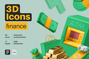 3D Icons / Finance, an Icon by ARKI (Thumbnail 1 of 7)
