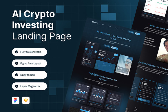 AI Crypto Investing Landing Page preview 7