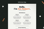 Human-Voiced Resume CV Template, a Resume Template by More Profesh (Thumbnail 4 of 6)