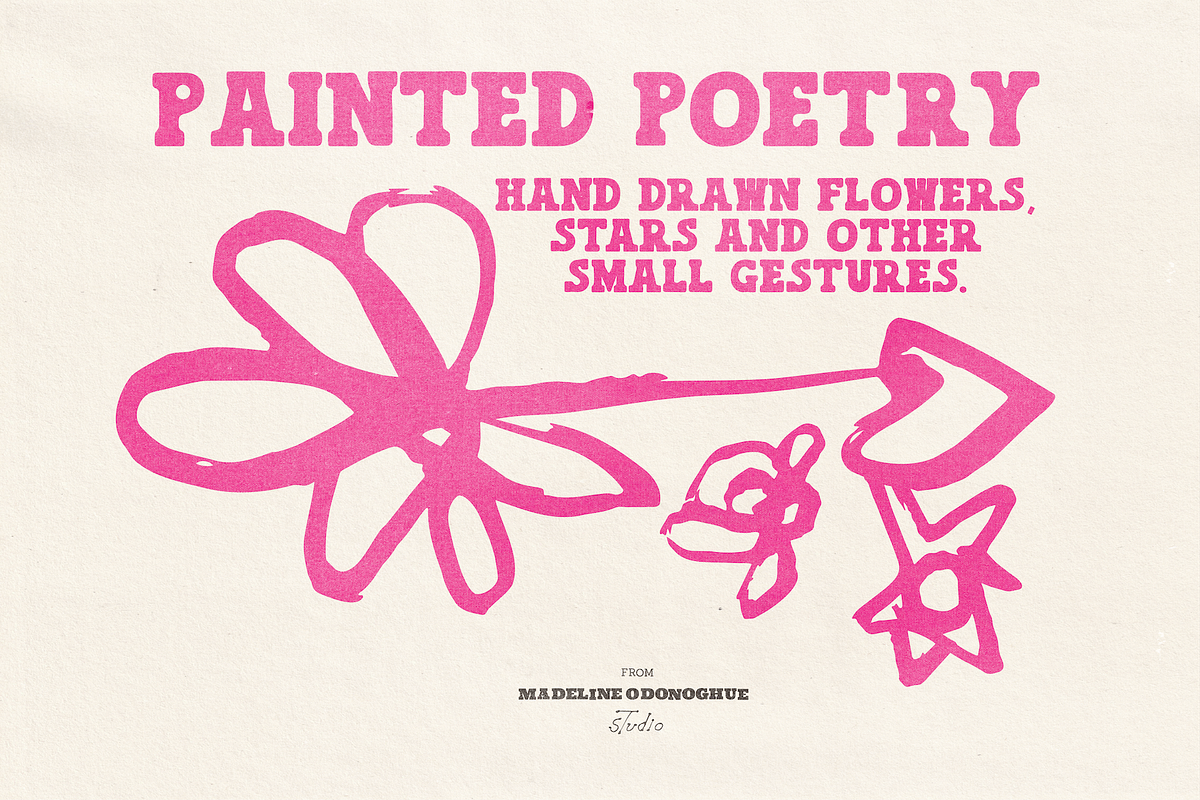 Painted Poetry — Hand Drawn Graphics, a Decorative Illustration by Madeline ODonoghue Design (Photo 6 of 12)