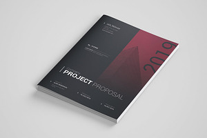 Project Proposal Template, a Brochure Template by retrographix