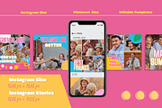 Instagram & Pinterest Summer Bundle, a Social Media Template by PaolaroiDesign (Thumbnail 2 of 8)