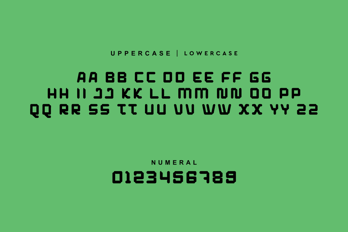 Enginx - Futuristic Font, a Sans Serif Font by QR Design Studio (Photo 3 of 9)