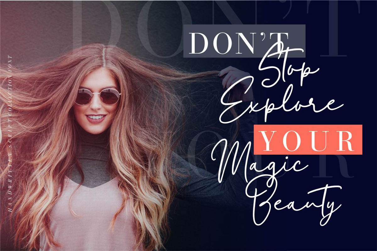 Eleanor Handwritten Wedding Font preview 3