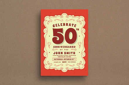 Carnival Anniversary Invitation, an Invitation Template by Guuver
