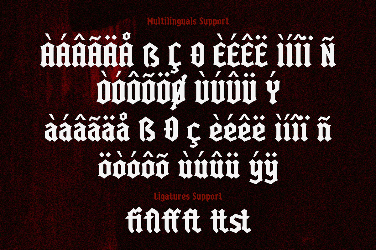 Blatters – Halloween Gothic Font, a Serif Font by Drizy (Photo 9 of 10)