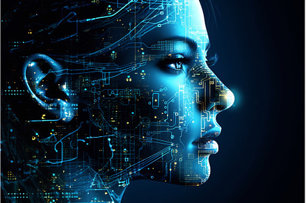 Futuristic female android. Picture, a Technology Photo by Beautiful things