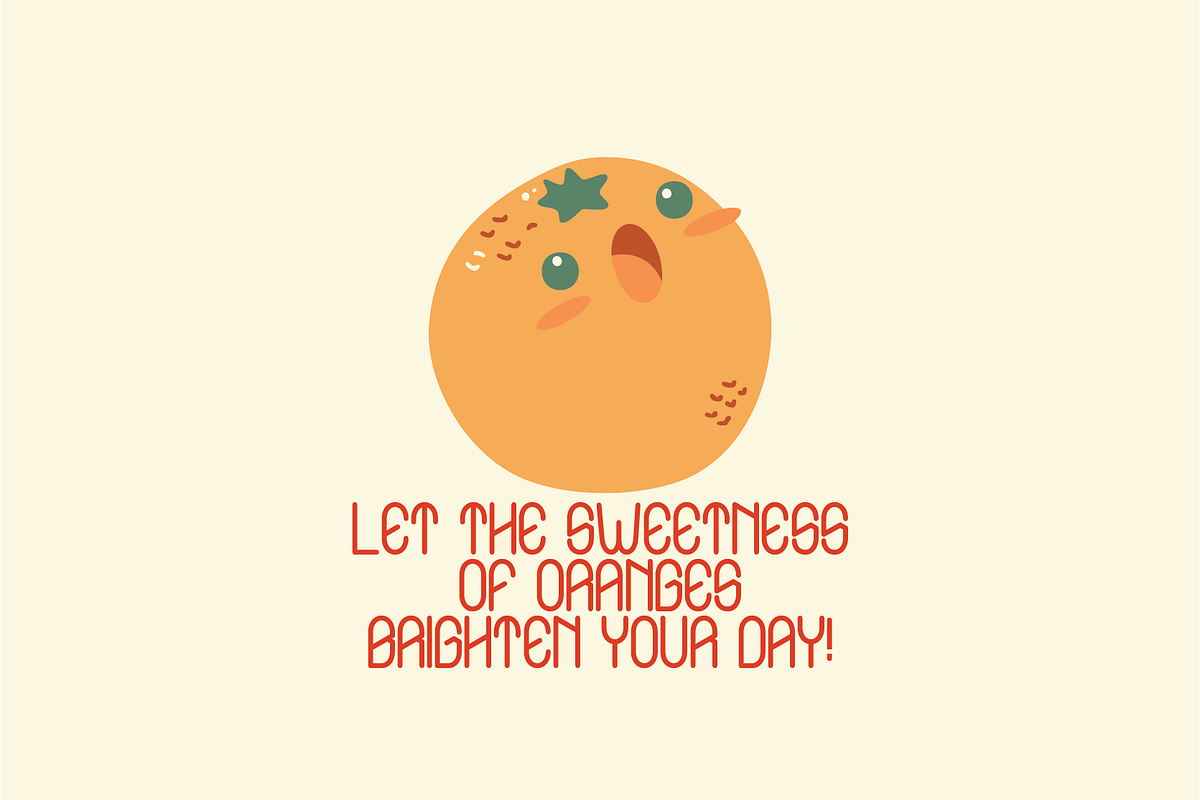 Orangekiss - Playful font, a Handwritten Font by Berdansabersama (Photo 6 of 8)