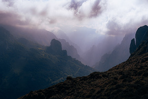 Misty peaks in Picos de Europa, a Wallpaper Photo by SkyNext