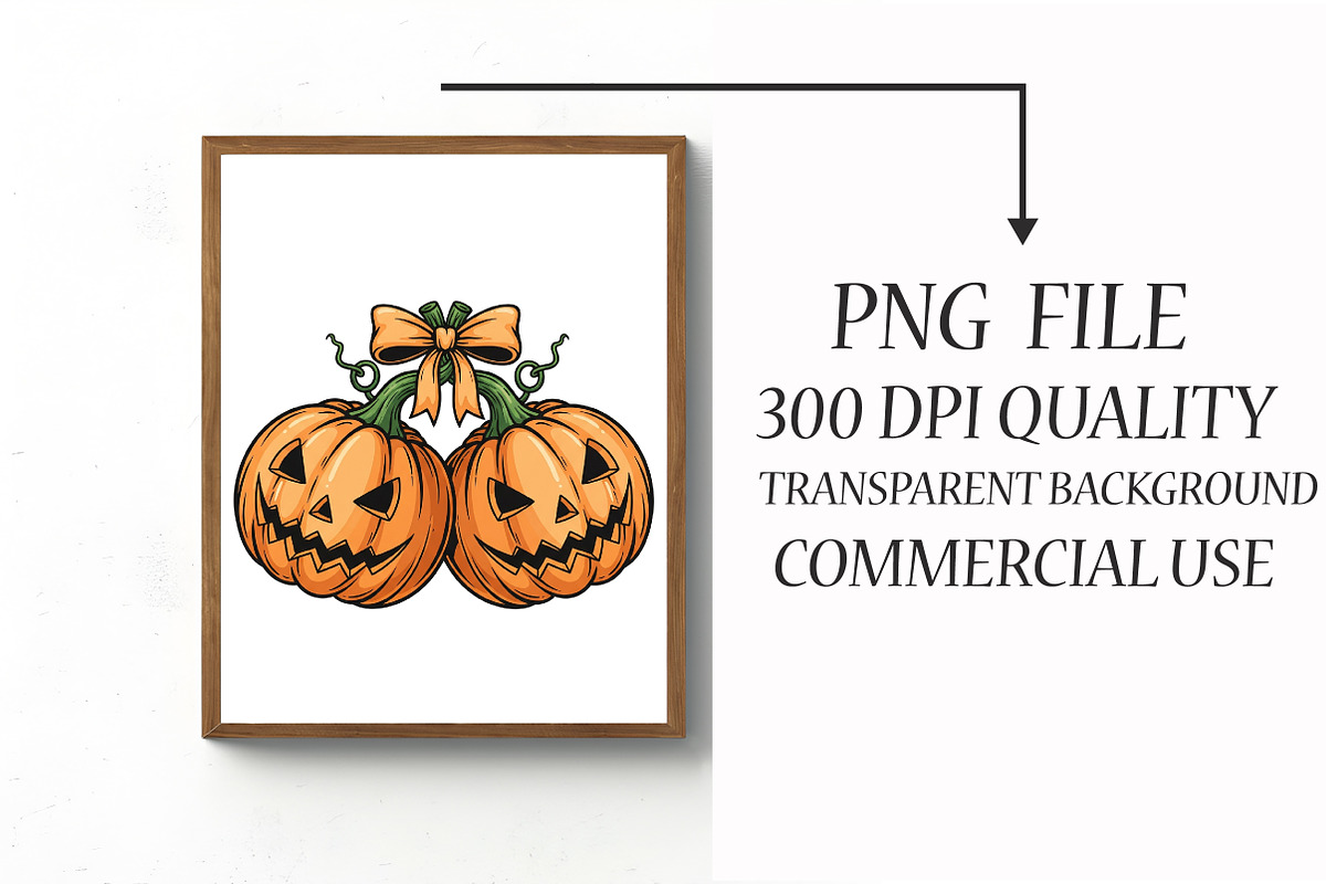 Coquette Halloween Pumpkin Png, an Illustration by Libby Wishes (Photo 4 of 6)