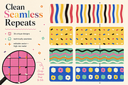 36 Wonky Geometric Seamless Patterns, a Pattern Graphic by Designs24hr (Thumbnail 4 of 6)