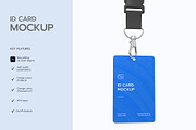 Hanging ID Card Mockup Template, a Product Mockup by graphypix (Thumbnail 2 of 4)