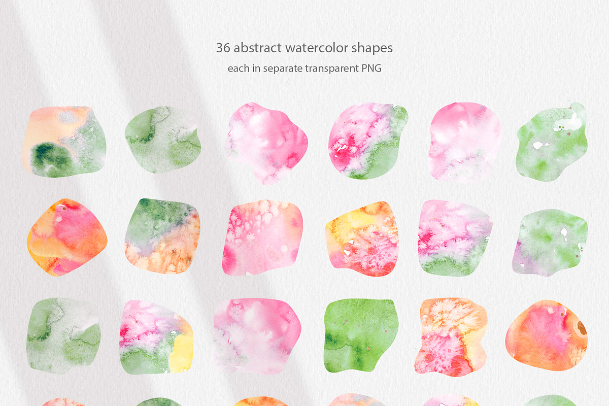 Spring blooming abstract watercolor, an Object Graphic by Volha Studio (Photo 6 of 11)
