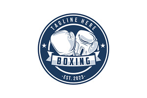 Boxing Logo Vector Illustration