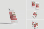 DL Flyer Mockup, an Advertising Mockup by Se٧enStudio (Thumbnail 1 of 5)
