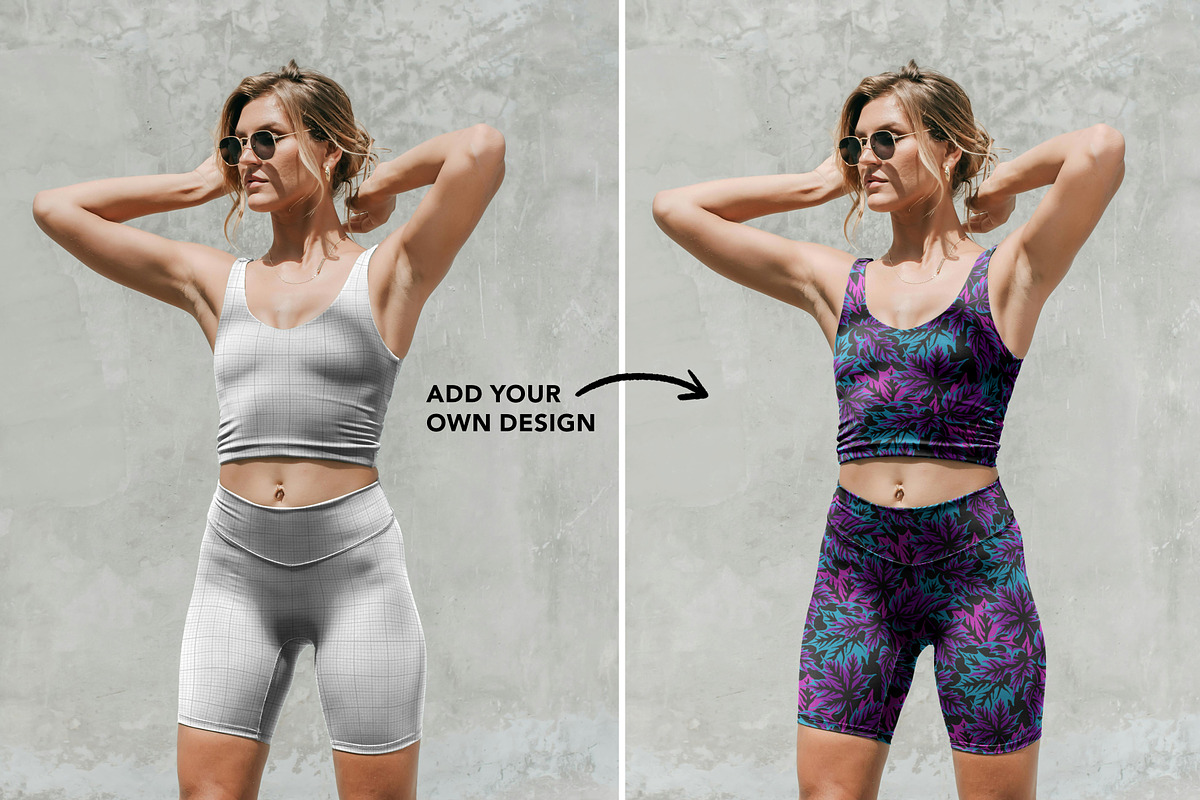 Fashion Mockup Women's Activewear 02, an Apparel Mockup by Andrea Muller (Photo 5 of 7)