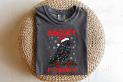 Merry Christmas Vintage F-Crow PNG, an Illustration by OK Design (Thumbnail 4 of 4)