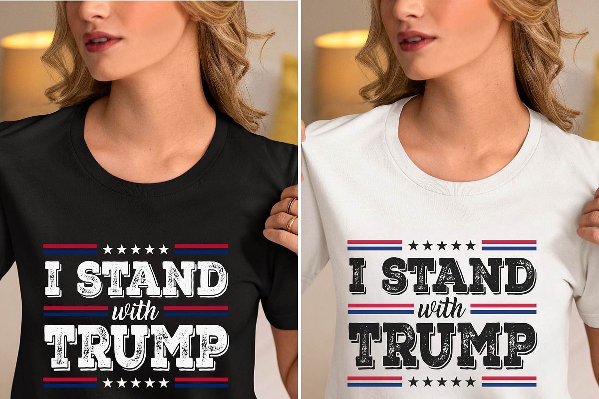 I Stand With Trump Election 2024 Svg, an Object Graphic by Digi_Design_World (Photo 2 of 7)